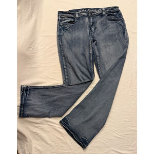 Safari Denim Mens38x32 Straight Leg Cotton Blend Blue Jeans